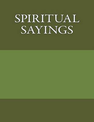 Book cover for Spiritual Sayings