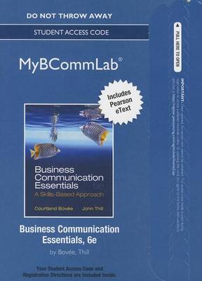 Book cover for NEW MyBCommLab with Pearson eText -- Access Card -- for Business Communication Essentials