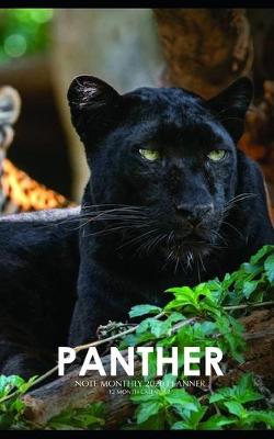 Book cover for Panther Note Monthly 2020 Planner 12 Month Calendar