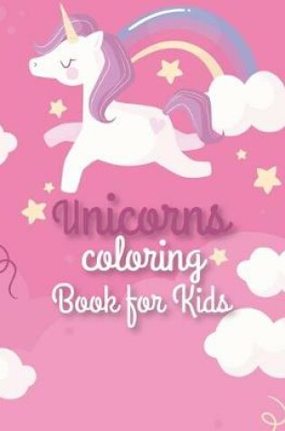 Cover of Unicorn Coloring Book for kids