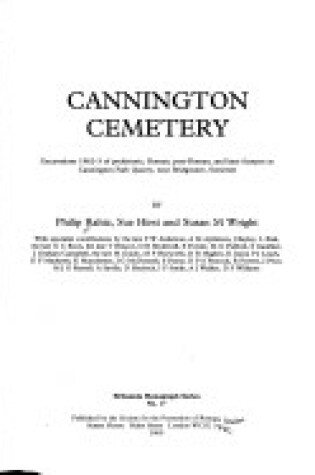 Cover of Cannington Cemetery