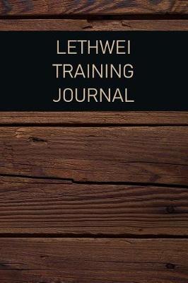 Book cover for Lethwei Training Journal