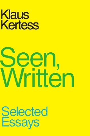 Cover of Seen, Written