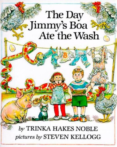 Book cover for The Day Jimmy's Boa Ate the Wash