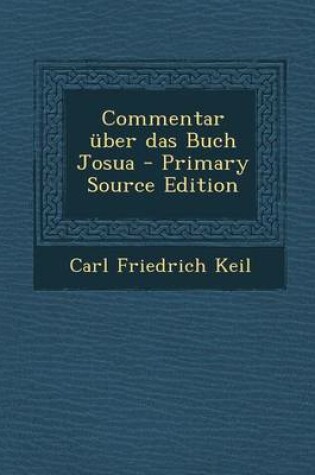 Cover of Commentar Uber Das Buch Josua