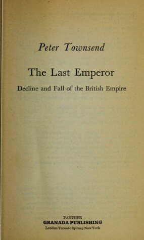 Book cover for Last Emperor