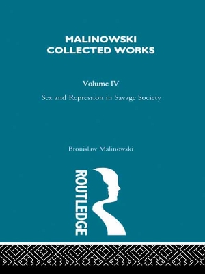 Cover of Sex and Repression in Savage Society