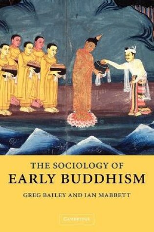 Cover of The Sociology of Early Buddhism