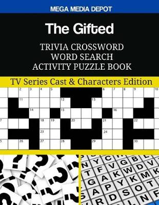 Book cover for The Gifted Trivia Crossword Word Search Activity Puzzle Book