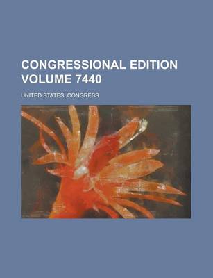 Book cover for Congressional Edition Volume 7440