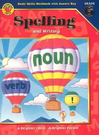 Book cover for Spelling and Writing Grade 6/Basic Skills Workbook with Answer Key