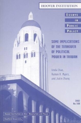 Cover of Some Implications of the Turnover of Political Power in Taiwan