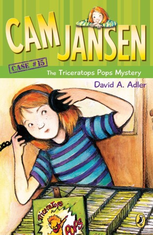 Book cover for Cam Jansen: the Triceratops Pops Mystery #15