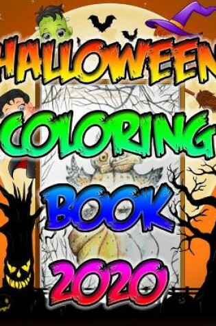 Cover of Halloween Coloring Book 2020