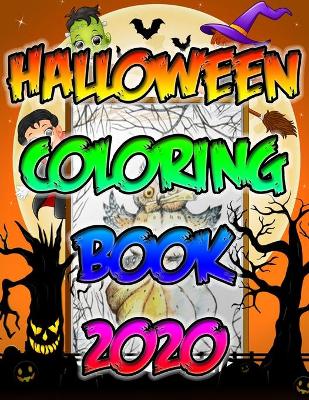 Book cover for Halloween Coloring Book 2020