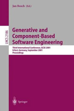 Cover of Generative and Component-Based Software Engineering