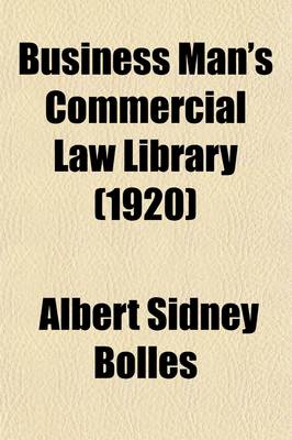 Book cover for Business Man's Commercial Law Library (Volume 5)