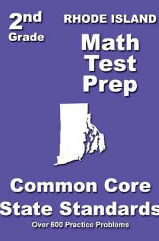 Cover of Rhode Island 2nd Grade Math Test Prep