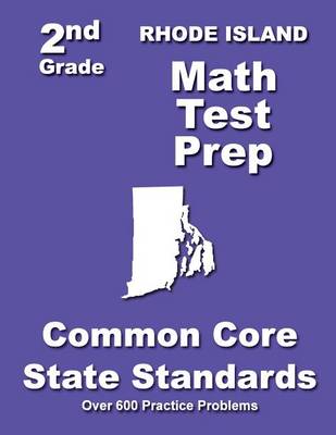 Book cover for Rhode Island 2nd Grade Math Test Prep