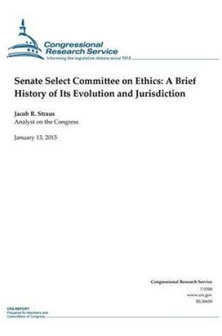 Cover of Senate Select Committee on Ethics