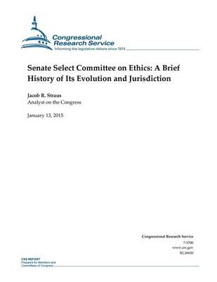 Cover of Senate Select Committee on Ethics