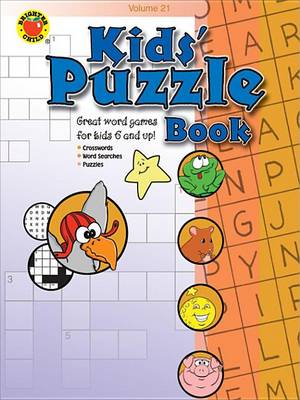 Book cover for Kids' Puzzle Book, Grades 1 - 5