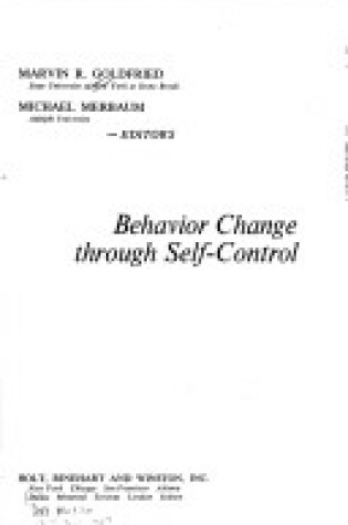 Cover of Behaviour Change Selection Control