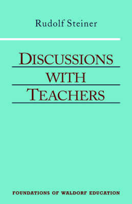 Book cover for Discussions with Teachers