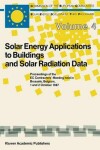 Book cover for Solar Energy Applications to Buildings and Solar Radiation Data