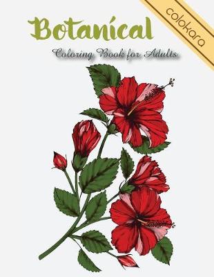 Book cover for Botanical Coloring Book for Adults