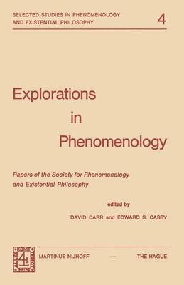 Book cover for Explorations in Phenomenology