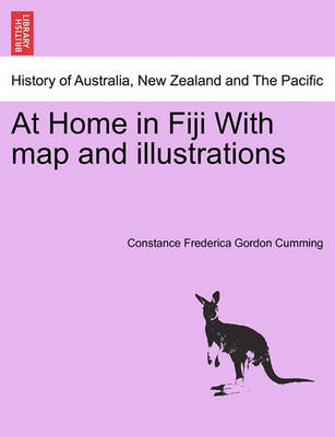 Book cover for At Home in Fiji with Map and Illustrations