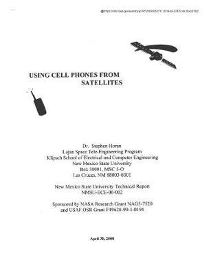 Book cover for Using Cell Phones from Satellites