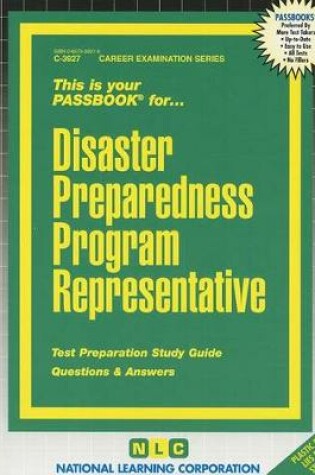 Cover of Disaster Preparedness Program Representative