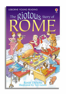 Book cover for The Riotous Story of Rome