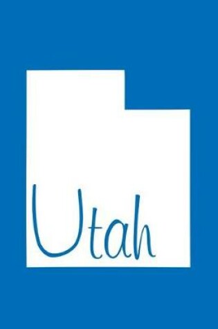 Cover of Utah - Cobalt Blue Lined Notebook with Margins