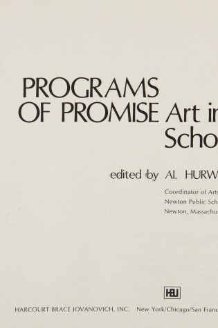 Cover of Programs of Promise