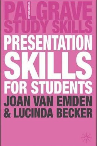 Cover of Presentation Skills for Students. Palgrave Study Guide Series.