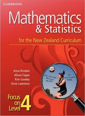 Cover of Mathematics and Statistics for the New Zealand Curriculum Focus on Level 4