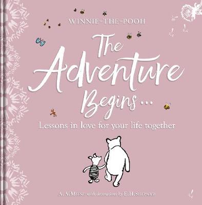 Book cover for Winnie-the Pooh: The Adventure Begins ... Lessons in Love for your Life Together