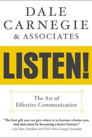 Cover of Dale Carnegie & Associates' Listen!