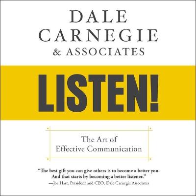 Book cover for Dale Carnegie & Associates' Listen!