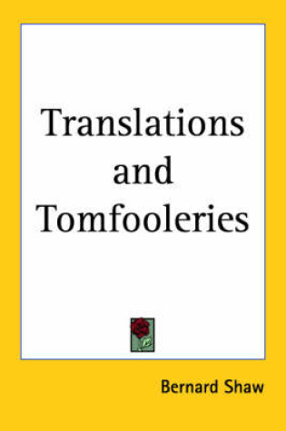 Cover of Translations and Tomfooleries