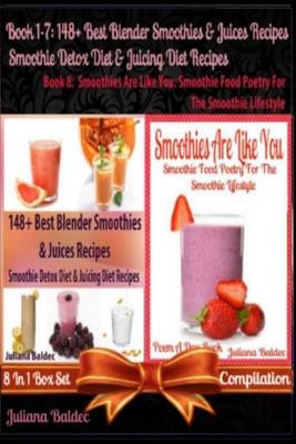Book cover for 148+ Best Blender Smoothies Recipes & Blender Juicing Recipes for the Smoothie Detox Diet & Juicing Diet + Smoothies Are Like You