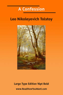 Book cover for Confession, a (Large Print)