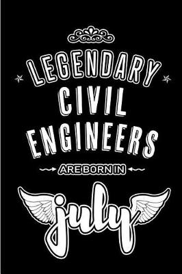 Book cover for Legendary Civil Engineers are born in July