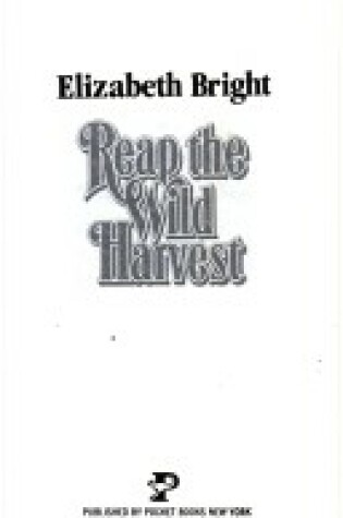 Cover of Reap the Wild Harvest