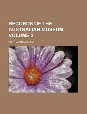 Book cover for Records of the Australian Museum Volume 2