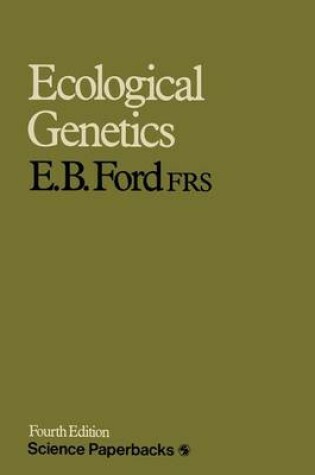 Cover of Ecological Genetics