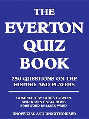 Book cover for The Everton Quiz Book